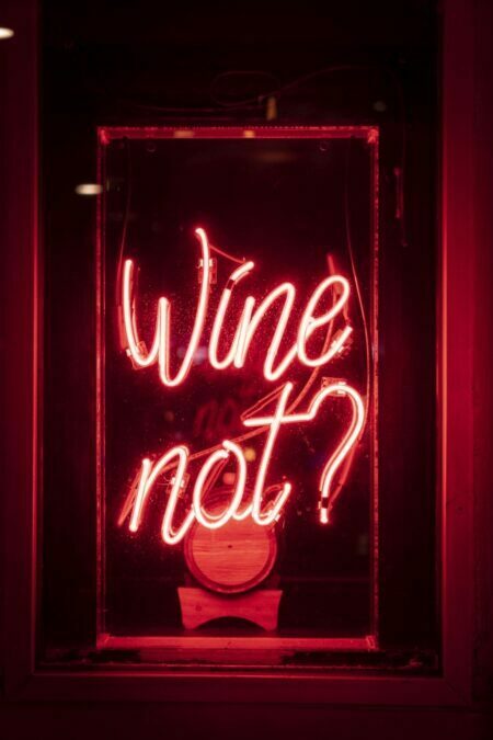 Obraz podświetlany "Wine not?" | Neony | Elegance, Elegance Slim, Canvas - LED'S Design