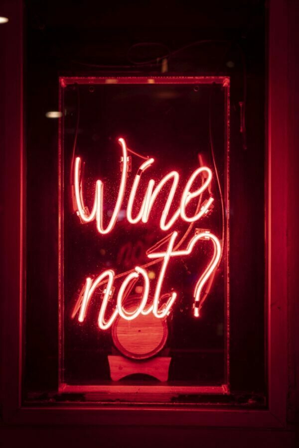 Obraz podświetlany "Wine not?" | Neony | Elegance, Elegance Slim, Canvas - LED'S Design