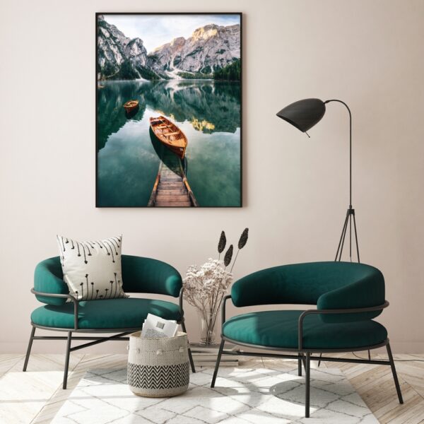Łódki - obrazy podświetlane Elegance, Elegance Slim, Canvas | Natura - Led's Design