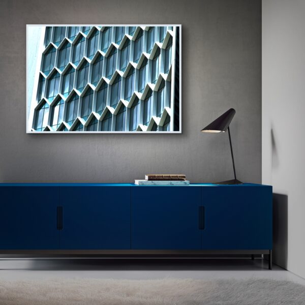 Obraz podświetlany "Plaster miodu" | Architektura - Led's Design