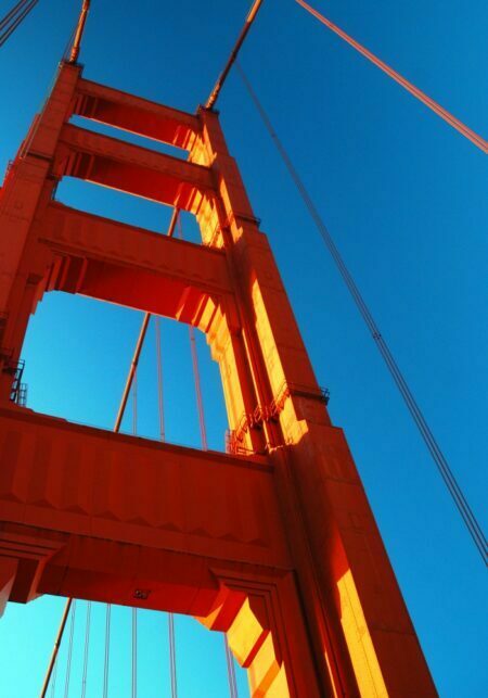 Golden Gate Bridge - obrazy podświetlane Elegance, Elegance Slim, Canvas | Architektura - Led's Design