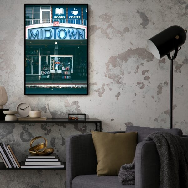 Obraz podświetlany "Midtown neon" | Miasta - Led's Design