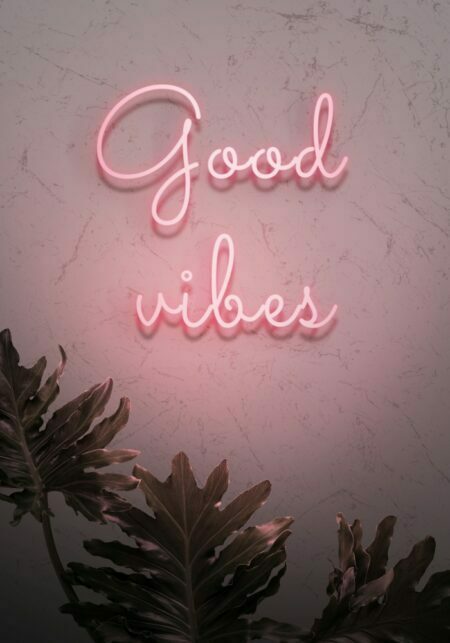 Obraz podświetlany "Good vibes" | Neony - LED'S Design