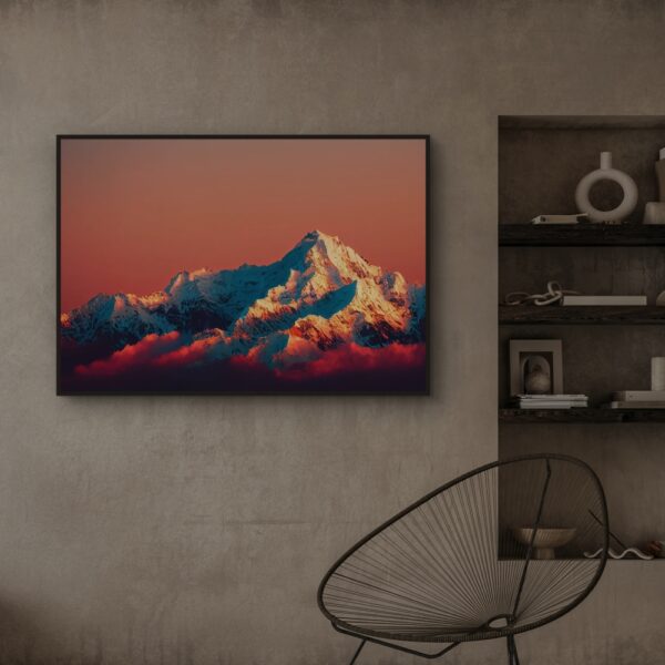 Obraz podświetlany "Mountain peaks" | Natura - Led's Design