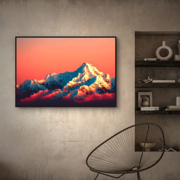 Obraz podświetlany "Mountain Peaks" | Natura - Led's Design