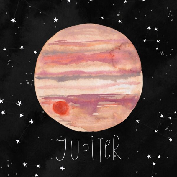 Obraz podświetlany "Jupiter" | Dla dzieci - LED'S Design